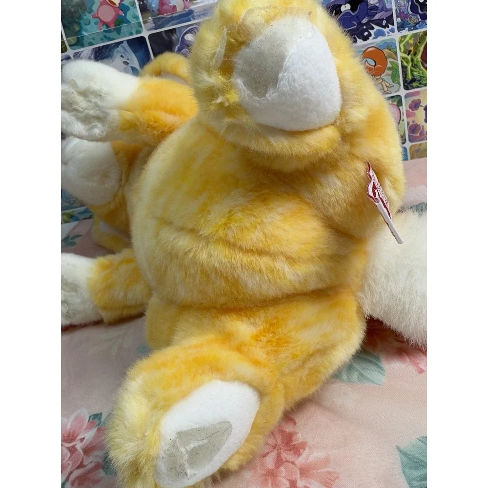 TY‎ Beanie Buddies Bunny Plush Yellow White 10